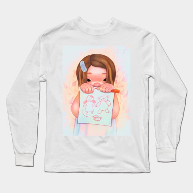 Art therapy Long Sleeve T-Shirt by selvagemqt